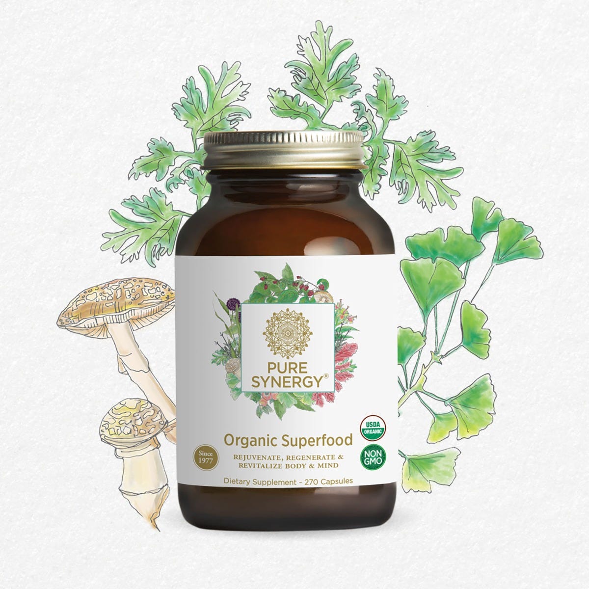 Pure Synergy Organic Superfood 270 capsules