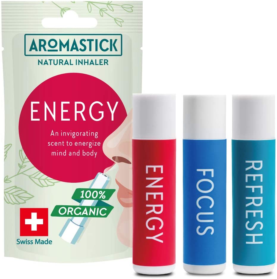 Aromastick Natural Inhalers Focus, Energy, Refresh