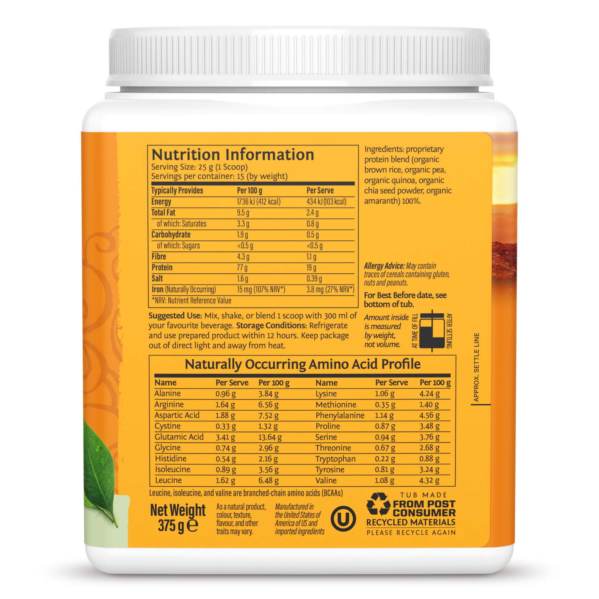 Sunwarrior Classic Plus Protein