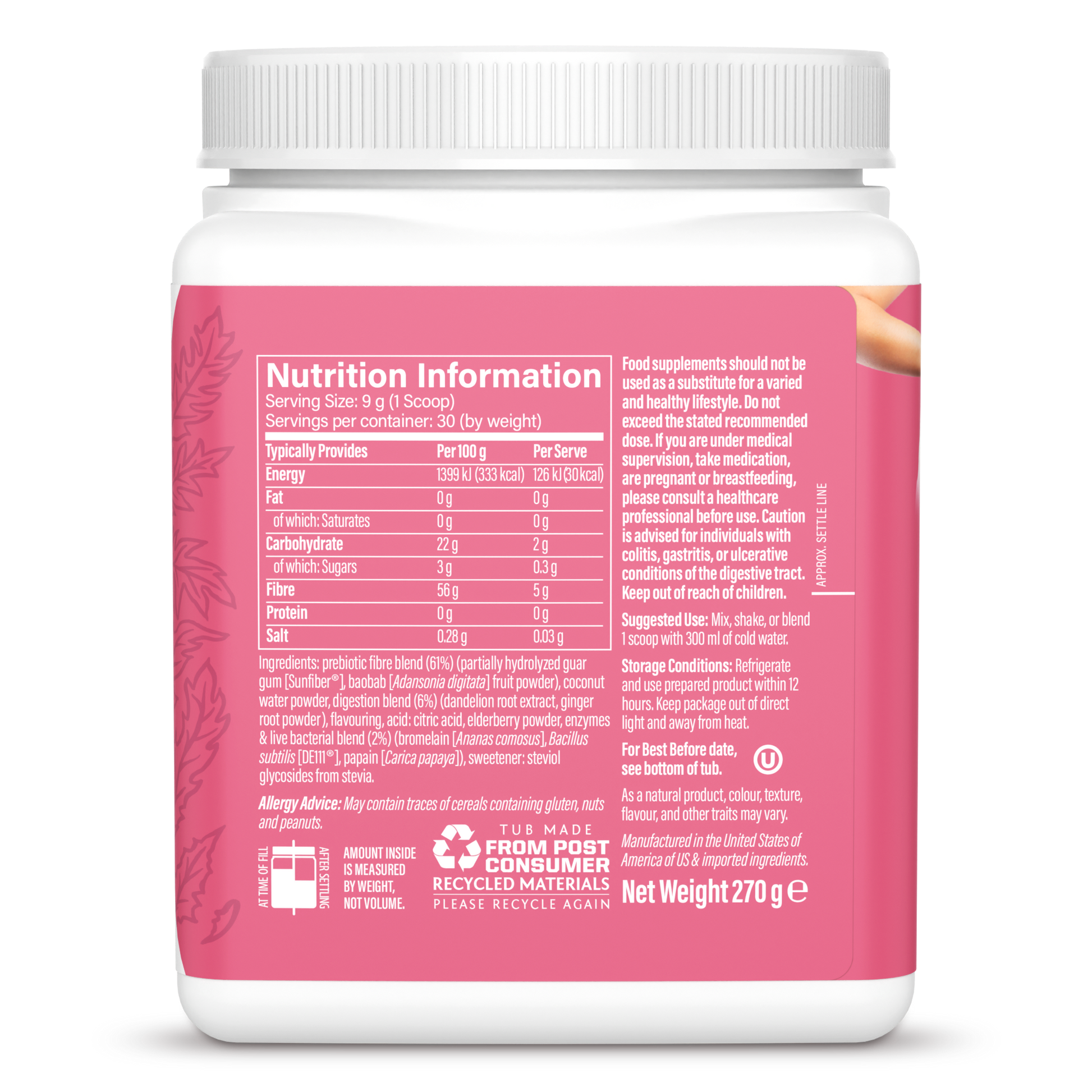 Shape Digest Well Pineapple Vanilla 30 Servings (270g)