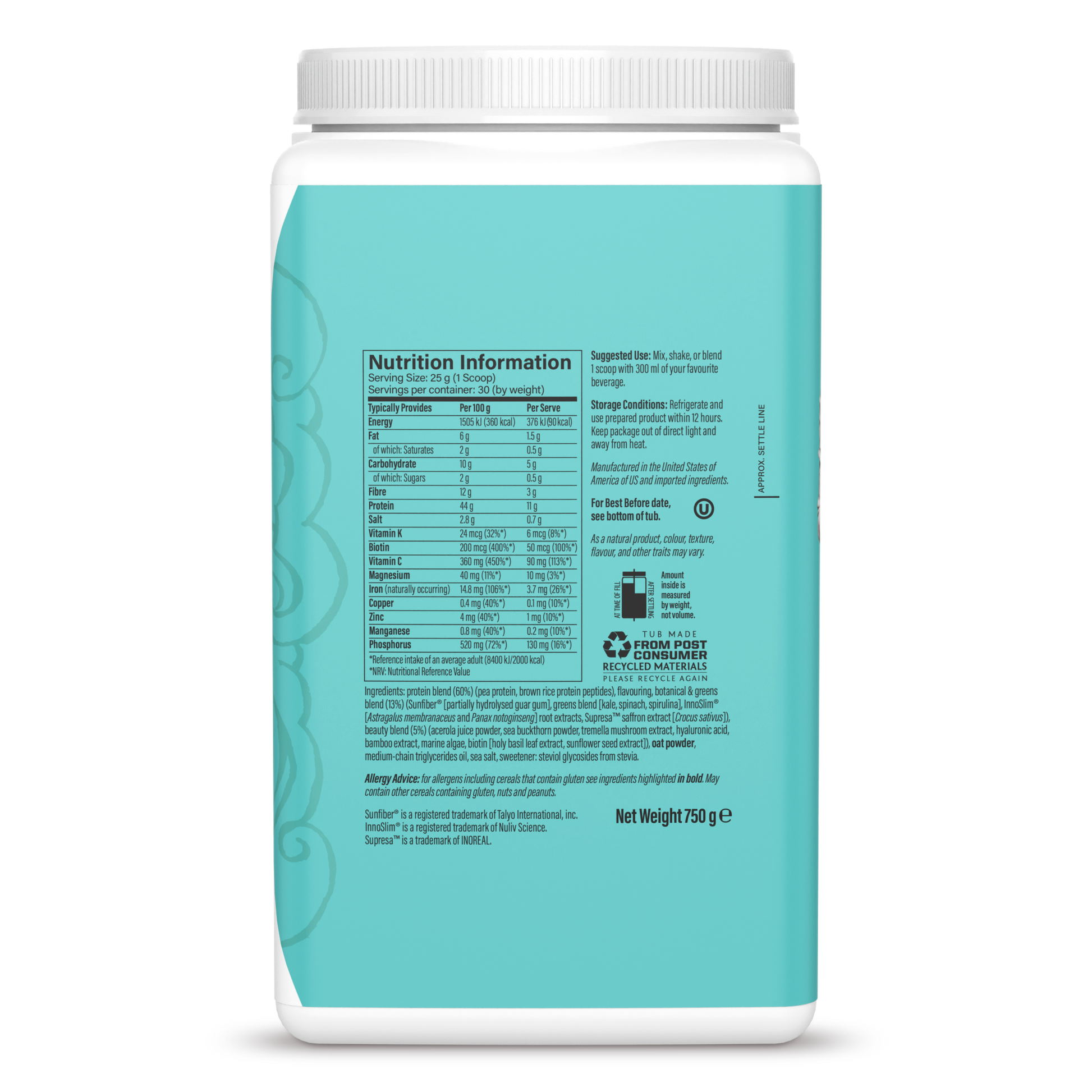 SLIM Collagen Boost Vanilla 30 Servings (750g)